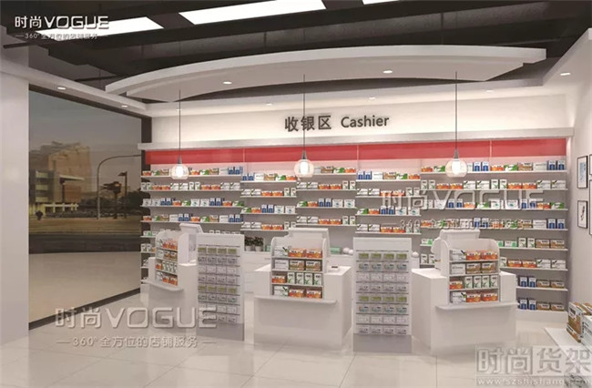 藥店收銀區(qū)設計